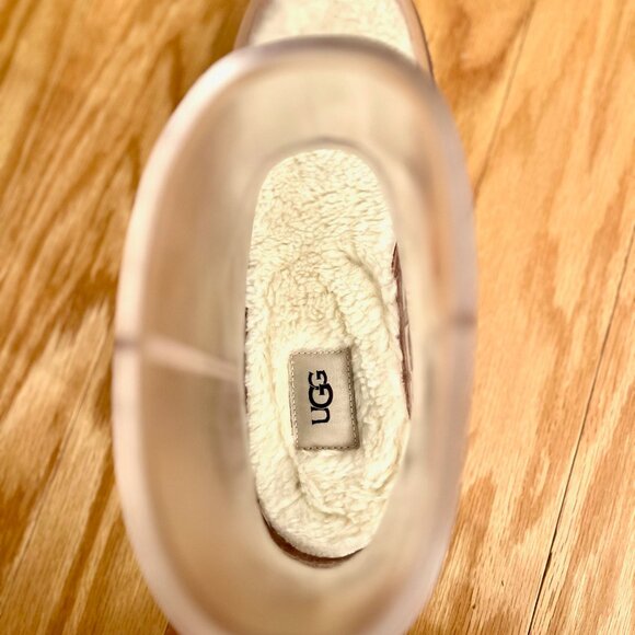 NEW UGG Clear Drizlita Rain Boots with wool-blend removable insole - Picture 3 of 9